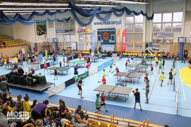 XIX Wigilijny Turniej Dzieci i Młodzieży w Tenisie Stołowym, MOSiR Żory